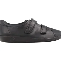 Mocassins*Ecco Soft 2.0 Velcro Black